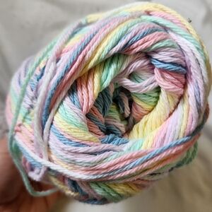 Multicolor Pastel Cotton Yarn